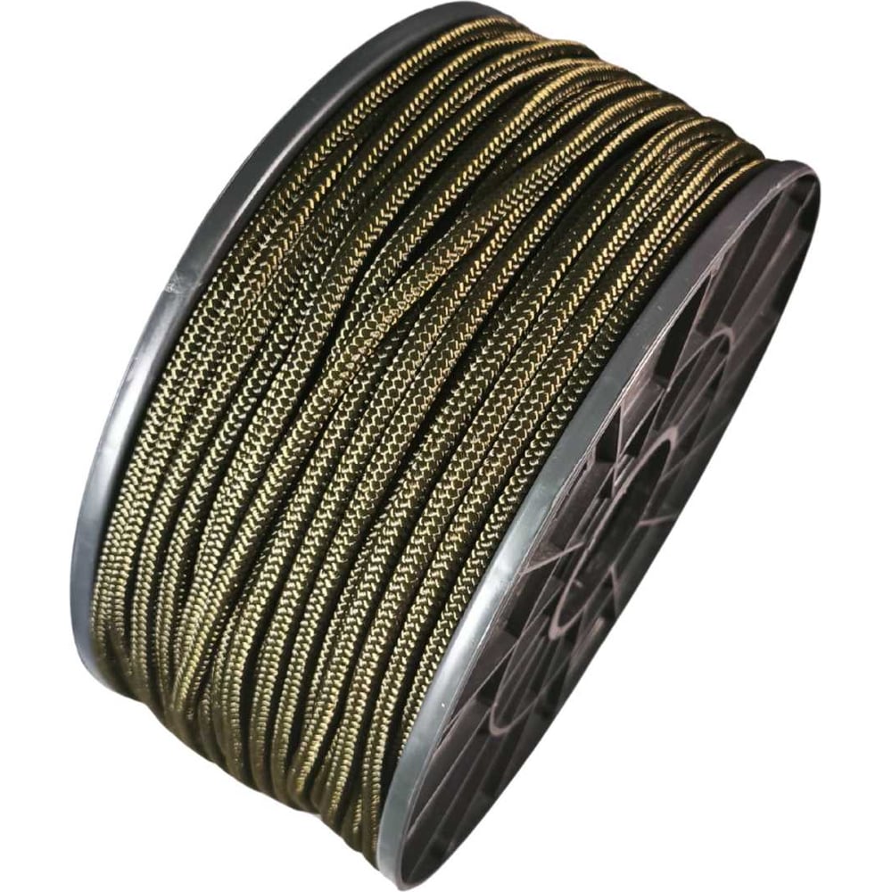 Изображение товара Шнур плетеный ООО Оптхозторг полиамидный 6 мм 100 м хаки 2060Х100