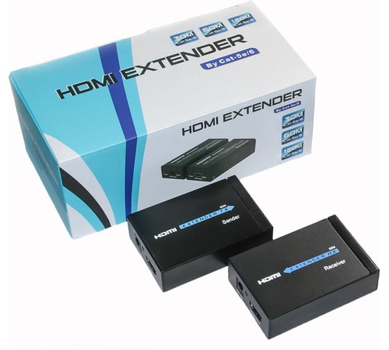 Изображение товара Удлинитель PALMEXX EXT-HDMI-60M по UTP 5e/6 CAT, HDMI1.4 1920/60Hz, до 60 метров PX/EXT-HDMI-60M