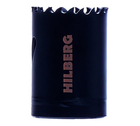 Изображение товара Коронка биметаллическая по металлу HILBERG 35мм, крупный зуб, Bi-Metal Cobalt 8% (М42) CML035