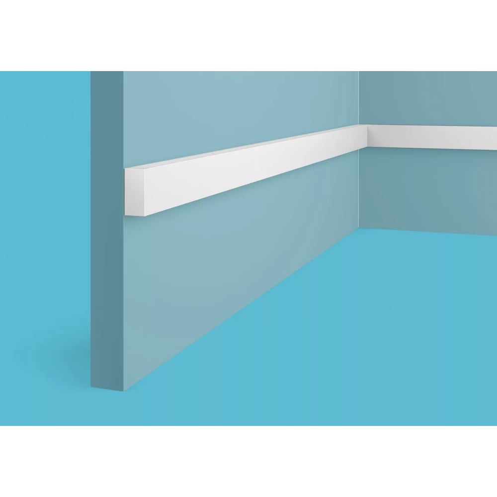 Изображение товара Рейка Cosca Decor RX001 25x12 мм, 2000 мм из экополимера