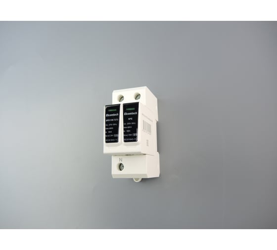 Изображение товара Устройство защиты импульсных перенапряжений ELCOMTECH T2T3 1+NPE 40kA 275V SPD11W-T2T3-1NPE40AC275 УТ-00039280
