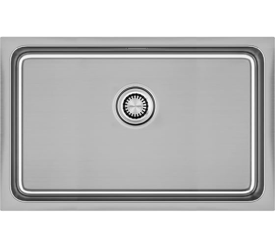 Изображение товара Мойка из нержавеющей стали Paulmark VISTA 74 брашированная нерж.сталь, 740х440мм, PM307444-BS