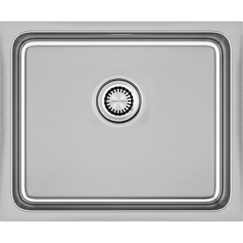Изображение товара Мойка из нержавеющей стали Paulmark VISTA 54 брашированная нерж.сталь, 540х440мм, PM305444-BS