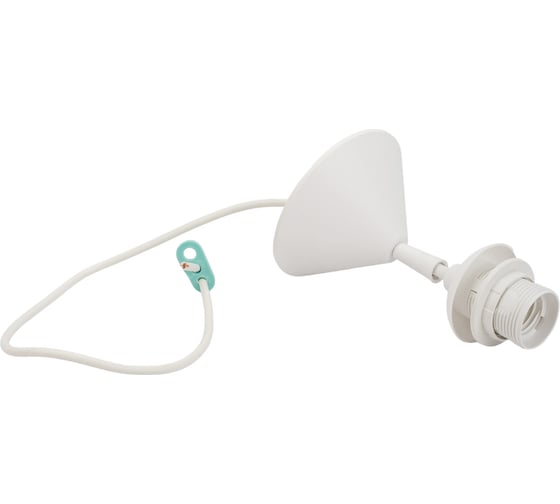 Изображение товара Подвес для светильника с кабелем и патроном SVET белый шнур SV0419-0003