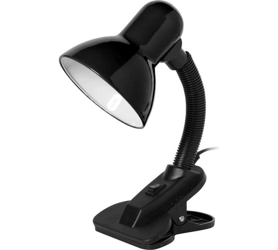 Изображение товара Настольный светильник Smartbuy Е27 с прищепкой черный SBL-DeskS-Black