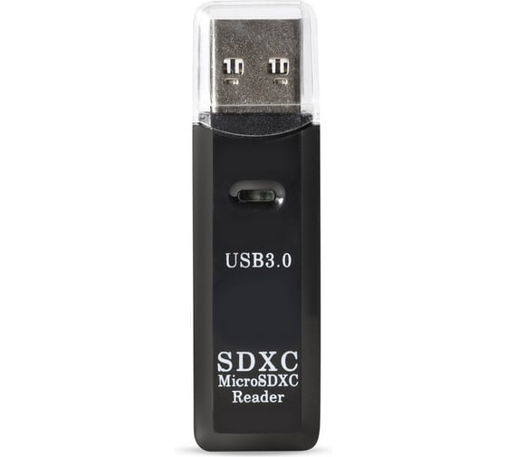 Изображение товара Картридер SMARTBUY USB 3.0 SD/MicroSD /100 SBR-750-B