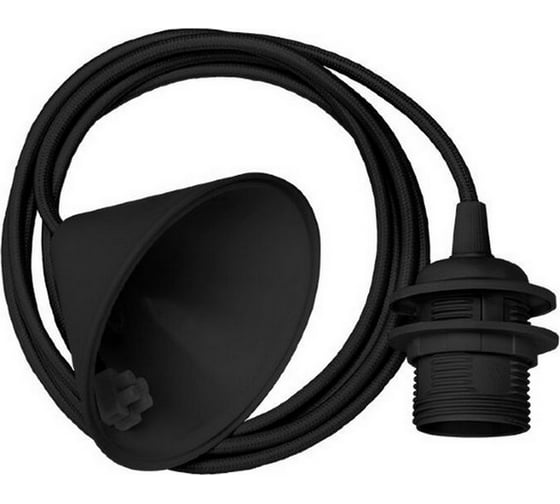 Изображение товара Подвес для светильника с кабелем и патроном SVET черный шнур SV0419-0004