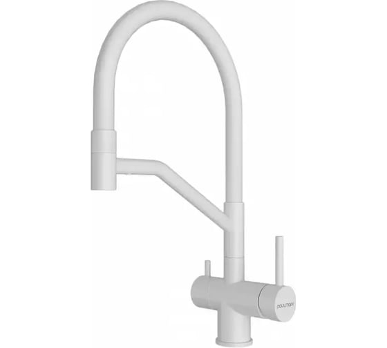Изображение товара Смеситель для кухни Paulmark RUBERT, белый матовый Ru213175-WH