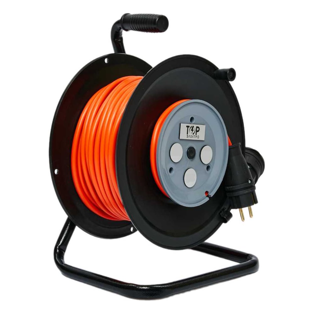 Изображение товара Удлинитель ТОРЭЛЕКТРО серии ВОЛЬТПРОМ ПВС 2х2,5 45м на садовой катушке, без заземления IP20 ВП235