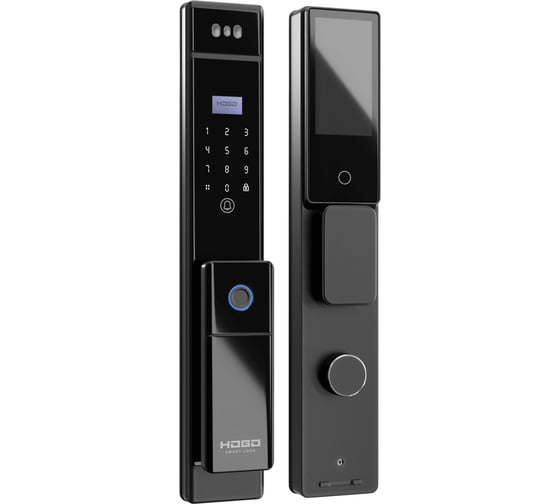 Изображение товара Умный электронный замок HOGO Smart Lock HOGO Face ID, PIN-код, отпечаток пальца, карта доступа или стикер для смартфона V08 HgV08