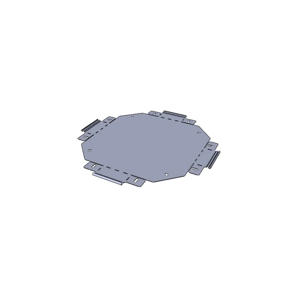 Ответвитель крестообразный EKF 50x50 мм (плоский) x505007-FL