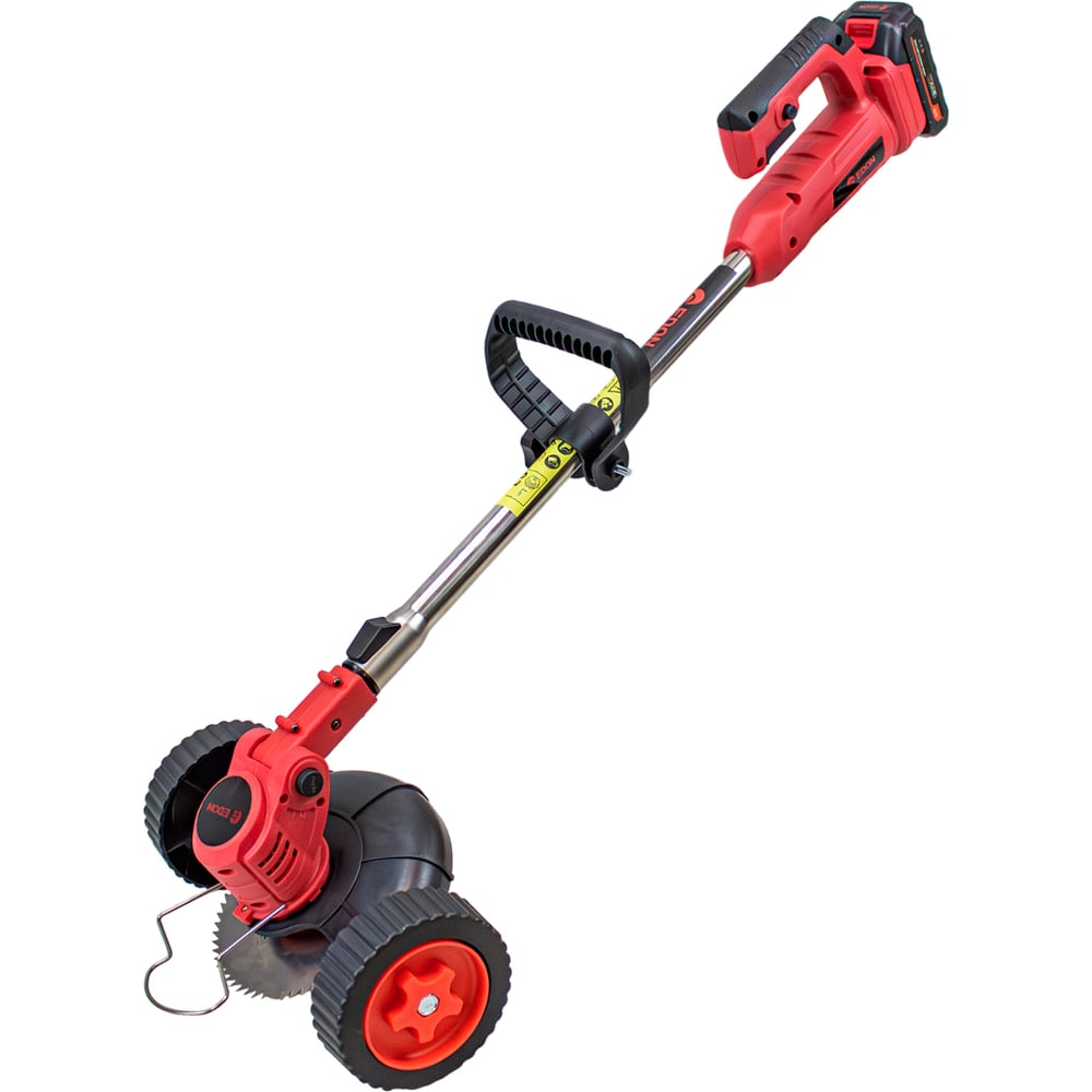 Изображение товара Триммер аккумуляторный Edon UGT-21D (телеск.штанга, 21В, 230мм, АКБ 2x2А, ЗУ1x1А, 2 мет/5пласт ножей) 49783