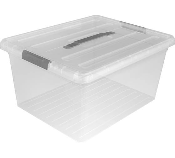 Изображение товара Ящик для хранения FunBox, Стандарт, с ручкой, 505х396х250 мм FB2090