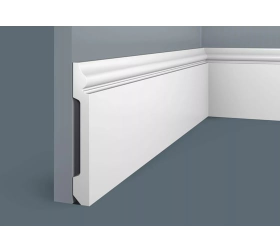 Изображение товара Плинтус Cosca decor PX006 138x18 мм, 2000 мм, экополимер СПБ066623