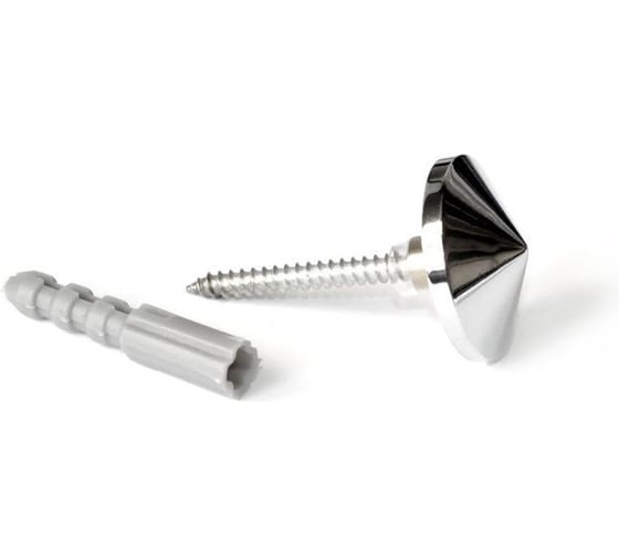 Изображение товара Крепление для зеркал Крепстор конус KL-557 хром, пакет 3 шт. 4665317041397