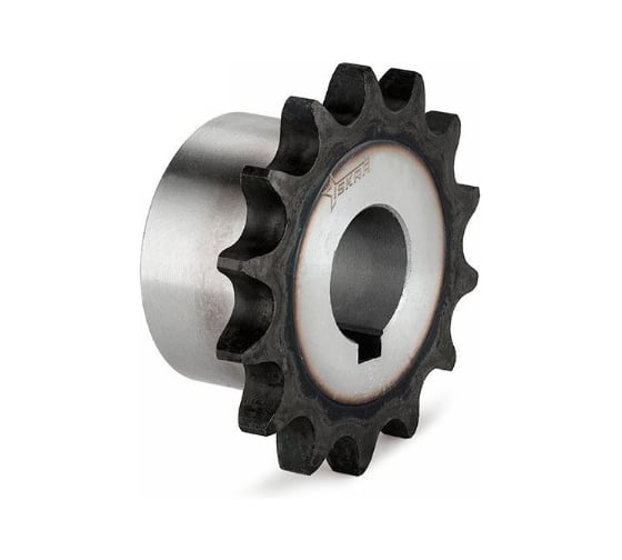 Изображение товара Звездочка с готовым отверстием ISKRA d=40, цепь 16B-1, Z=12 (калёные), ступица, PS12T12-K40-ISKRA