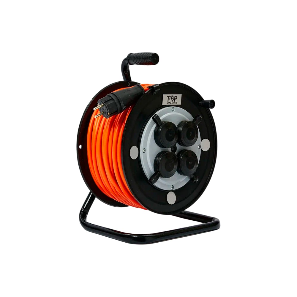 Изображение товара Удлинитель ТОРЭЛЕКТРО ВОЛЬТПРОМ ПВС 3х1.5 25 м с IP44 и термовыключателем