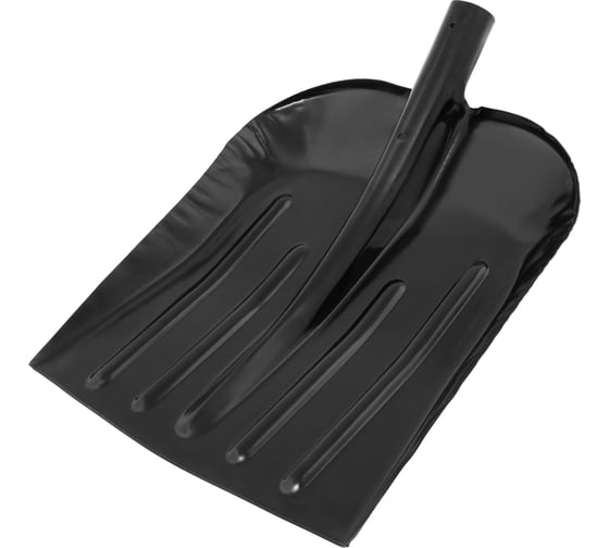 Изображение товара Стальная эмалированная снеговая лопата СИБРТЕХ 365x330 мм, без черенка 61531