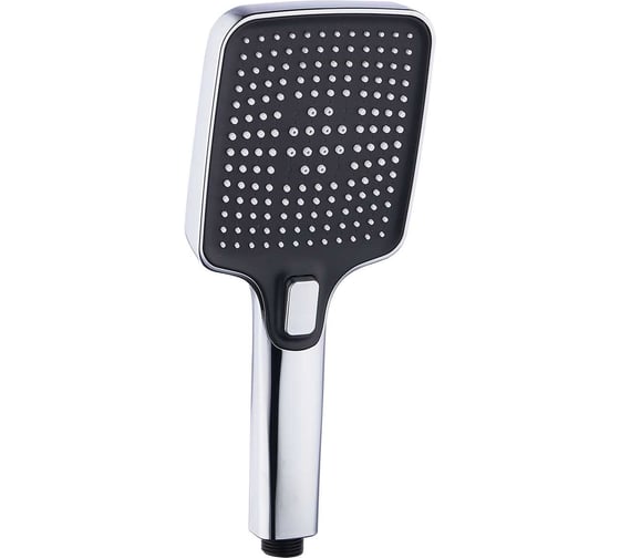 Изображение товара Лейка ручная FASHUN (3 режима), кнопочное переключение, 110×133 мм, хром, A026