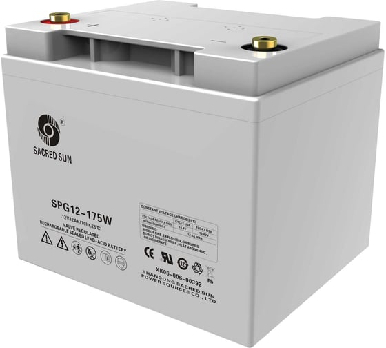 Изображение товара Аккумуляторная батарея SACRED SUN SPG12-175W 00-00003746