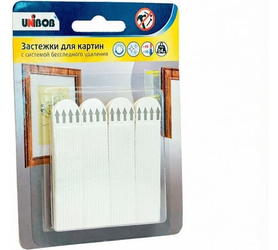 Изображение товара Застежки для картин Unibob 4 шт/упак, 96967