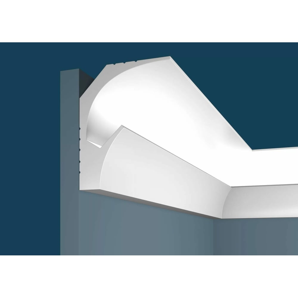 Изображение товара Карниз Cosca decor KX025 115x90 мм 2000 мм потолочный плинтус из полистирола