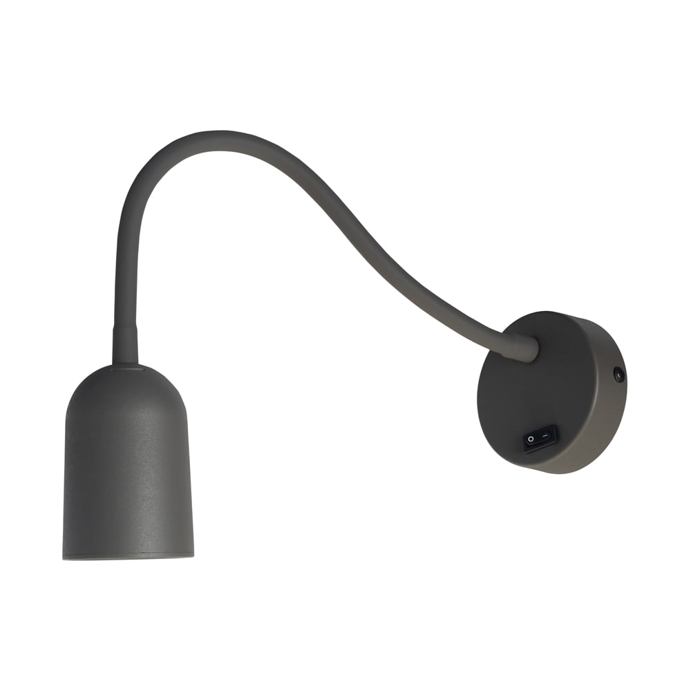 Изображение товара Бра на гибком основании General Lighting Systems Чтец под лампу GU10, GWL-GU10-M-IP20 графит 661932