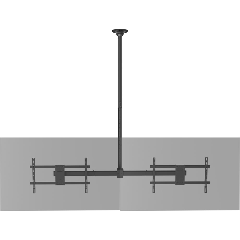 Изображение товара Кронштейн UNITEKI LCD6422HA PRO LINE для двух ТВ 37-65 дюймов с телескопом и поворотом