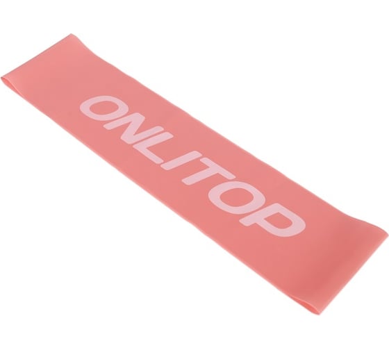 Изображение товара Фитнес-резинка ONLITOP 30.5х7.6х0.35 см, цвет розовый 3791276
