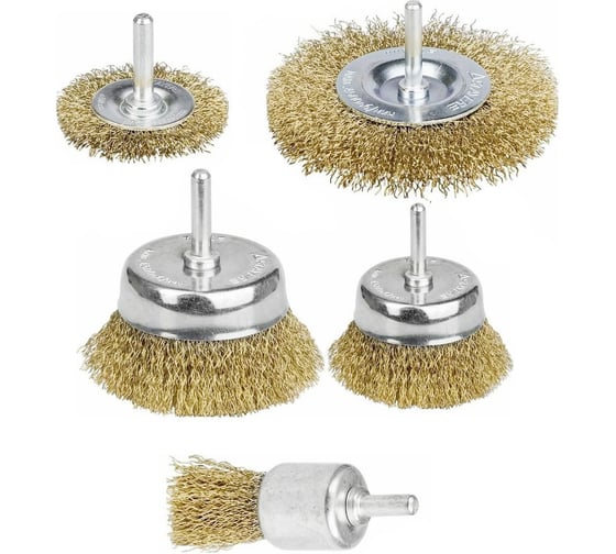 Изображение товара Набор щеток из латунированной проволоки Flexione 25,50,75,50,75х0.3мм 10000163