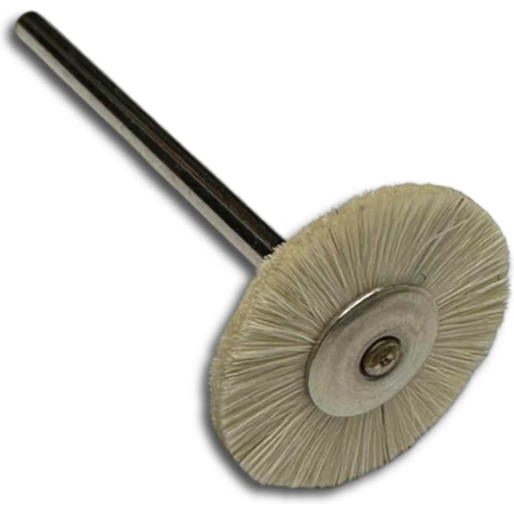 Изображение товара Щетка дисковая Lessmann 22 козий волос 3 мм хвостовик
