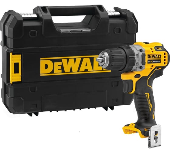 Изображение товара Аккумуляторная дрель-шуруповерт DEWALT DCD701NT, 12 В, 1500 об/мин, без АКБ и ЗУ, в кейсе TSTAK DCD701NT-XJ