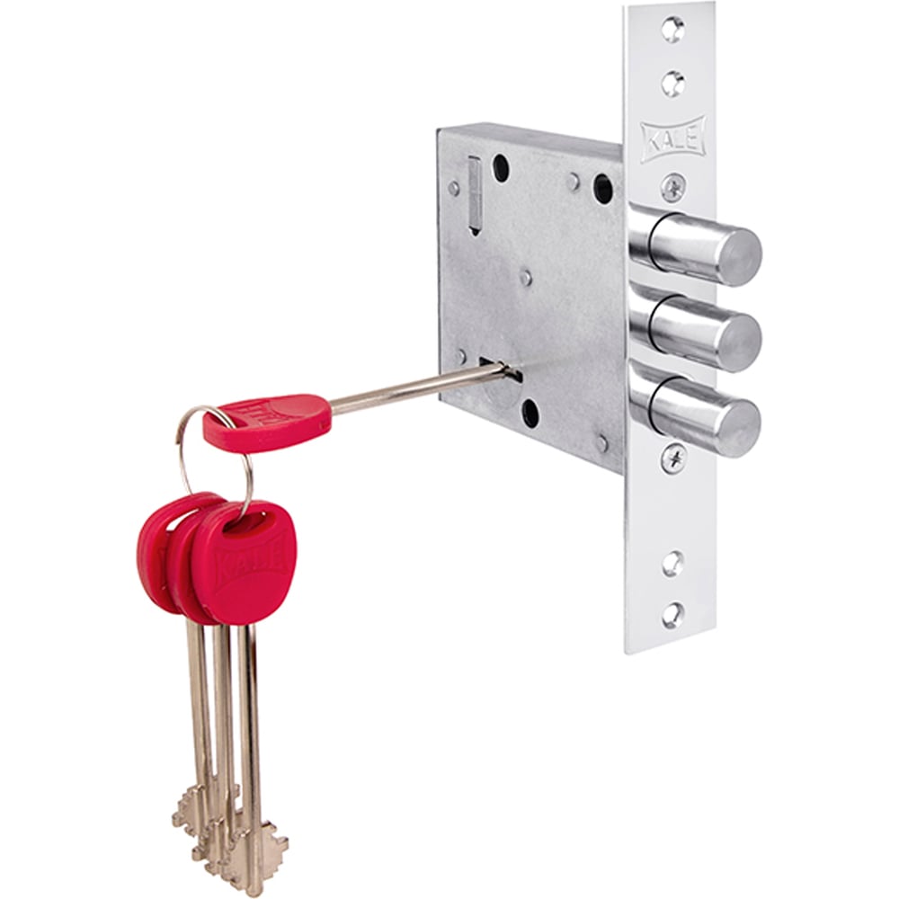 Изображение товара Замок врезной сувальдный KALE KILIT 447/L, 5 кл. (кл. 75 мм) 44661