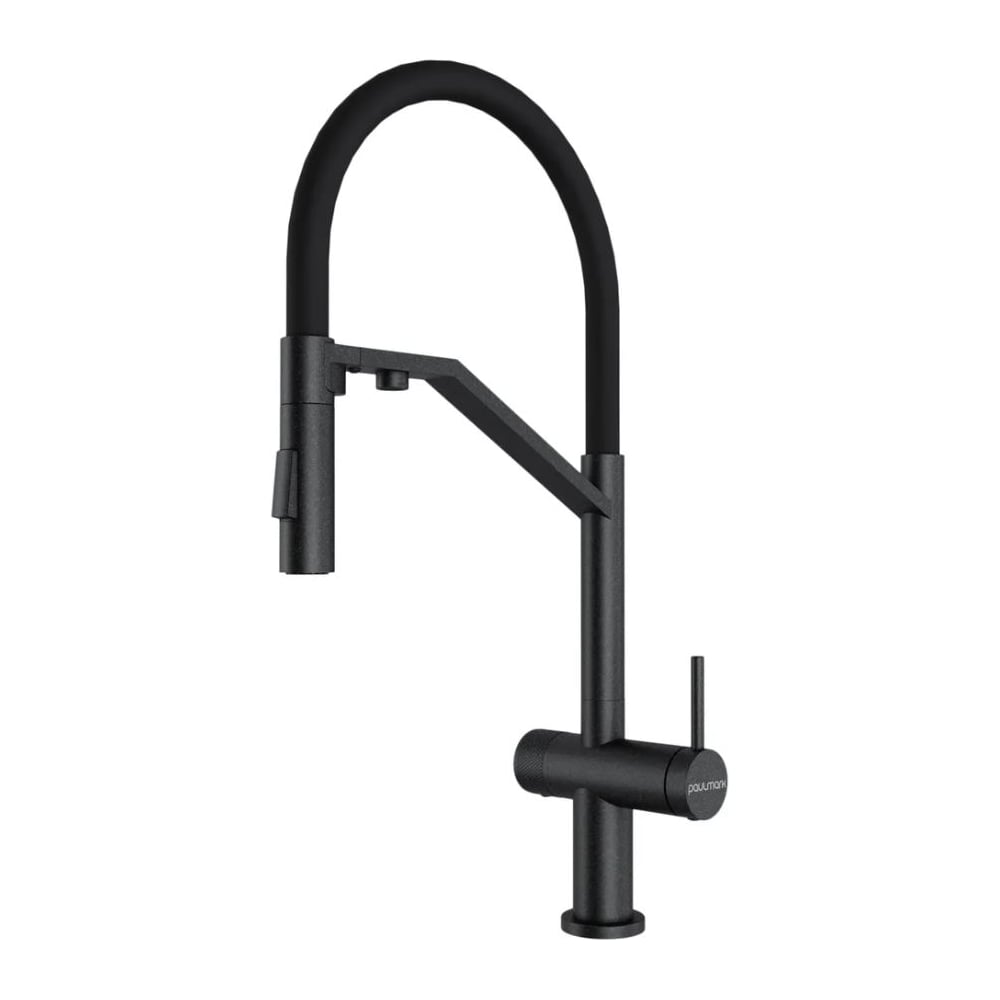 Изображение товара Смеситель для кухни Paulmark ZENDER с гибким изливом и современным дизайном