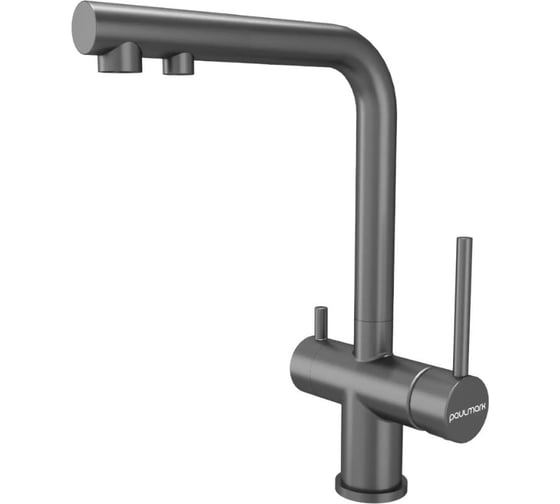 Изображение товара Смеситель для кухни Paulmark SERPENTINE, матовый серый Se213222-MG