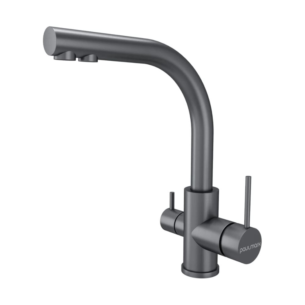Изображение товара Смеситель для кухни Paulmark ESSEN, матовый серый Es213011-MG