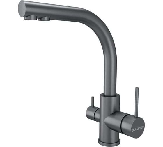 Изображение товара Смеситель для кухни Paulmark ESSEN, матовый серый Es213011-MG