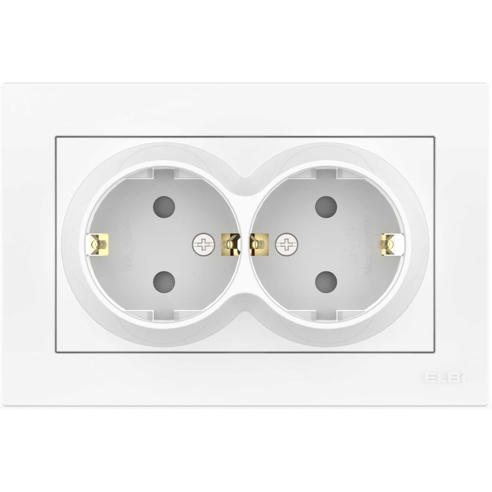 Изображение товара Розетка Vox Moda Vox 2-постовая с заземлением