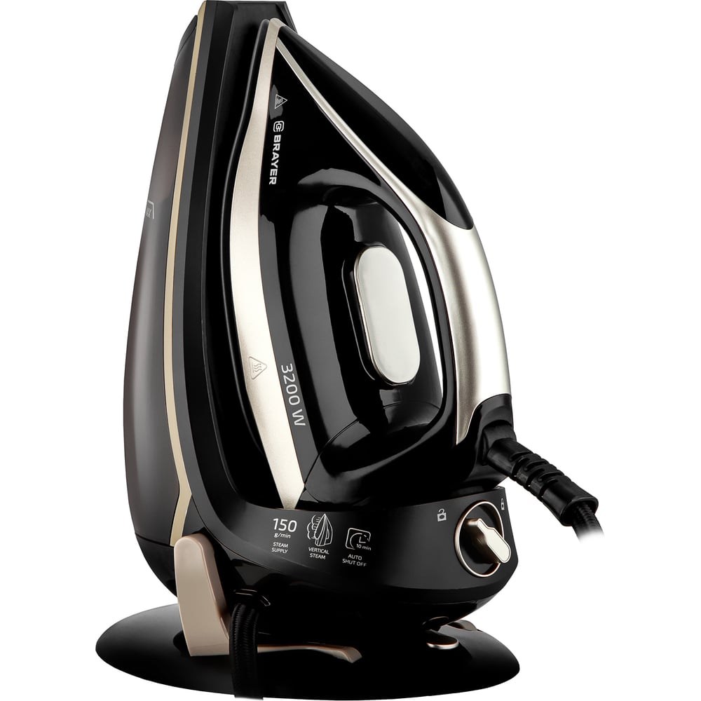 Изображение товара Паровая станция BRAYER 4158BR 3200 Вт с вертикальным отпариванием и антинакипью