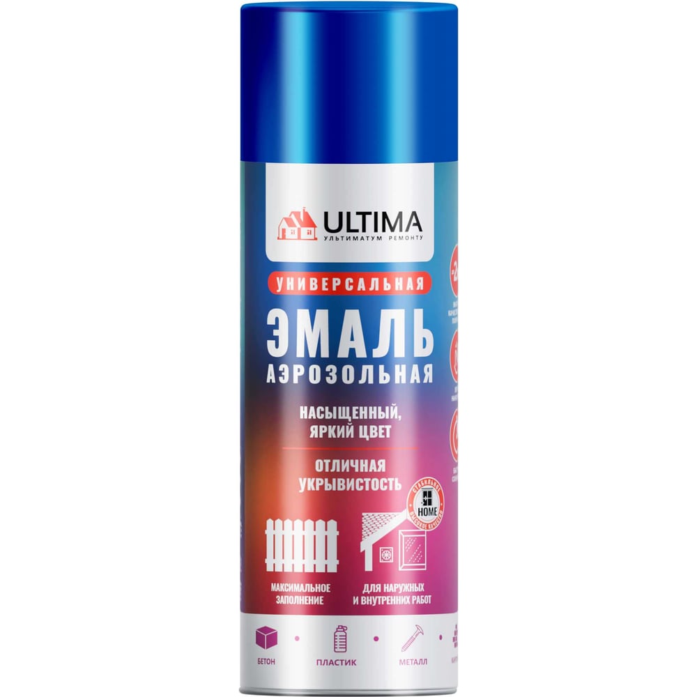 Изображение товара Краска аэрозольная ULTIMA Морской синий металлик 520 мл