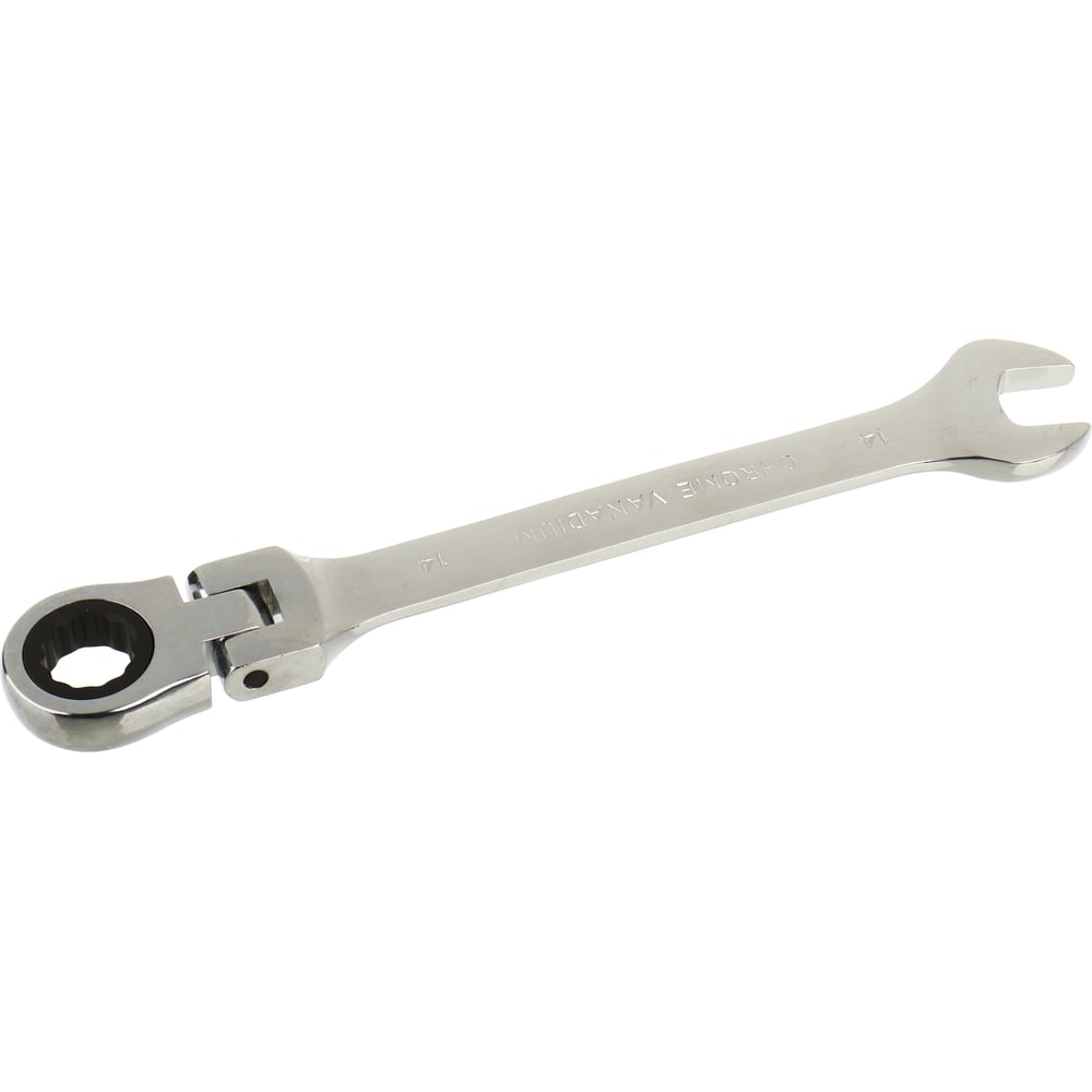 Изображение товара Ключ комбинированный LIGE 14мм трещоточный с подвижной головкой LG-72414 418631
