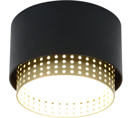 Изображение товара Спот под лампу GX53 General Lighting Systems Матрикс GWL-GX53-M-IP20 черный золотой 662673