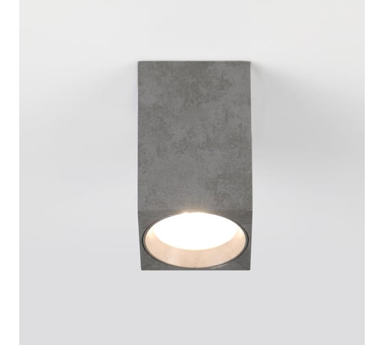 Изображение товара Спот накладной под лампу GU10 General Lighting Systems Прямоугольник GWL-GU10-M-IP20 бетон 662078