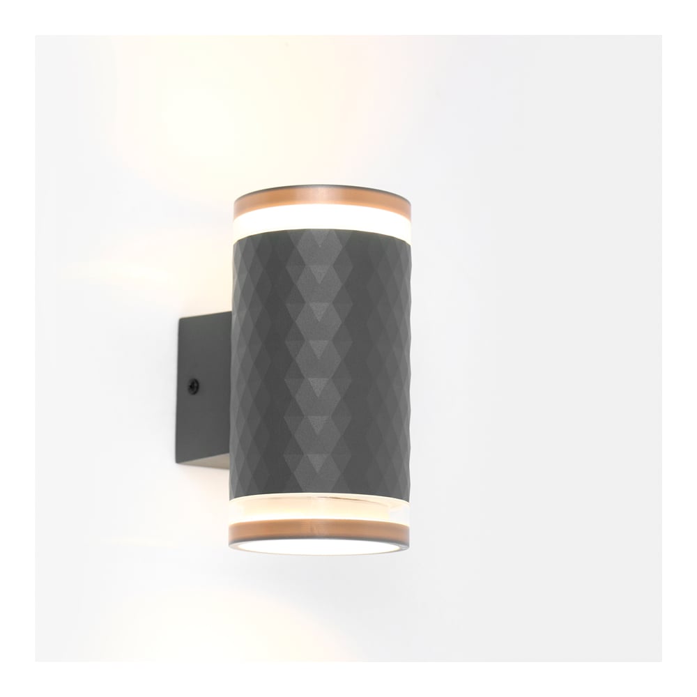 Уличный фасадный светильник под 2 лампы GX53 General Lighting Systems Ромб GWL-2GX53-M-IP65 662282