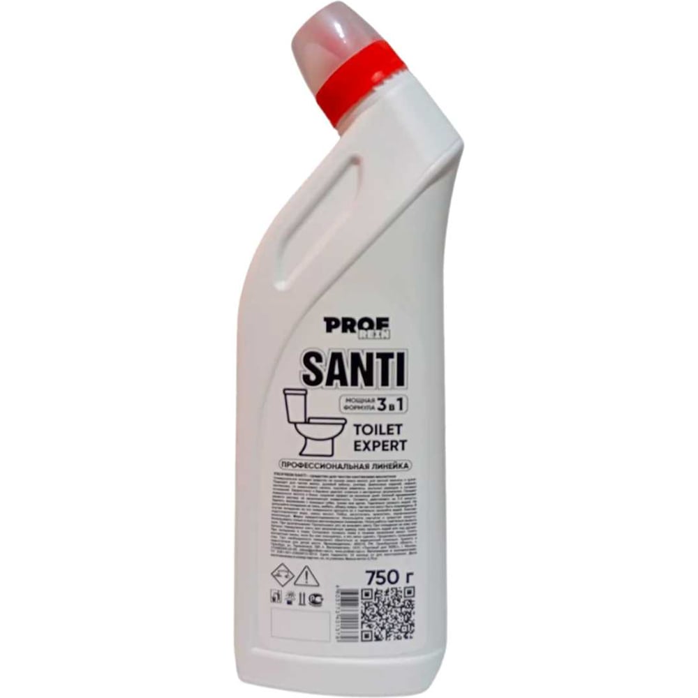 Изображение товара Универсальное чистящее средство PROFREIN Santi 323_1 для унитаза и сантехники, кислотный гель