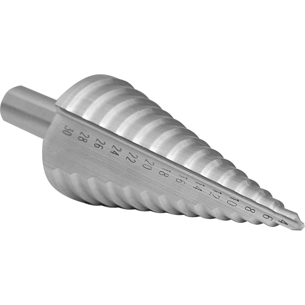 Изображение товара Ступенчатое сверло с прямой канавкой RODMIX HSS M2, 9 ступеней, 4-20 мм 1500420091