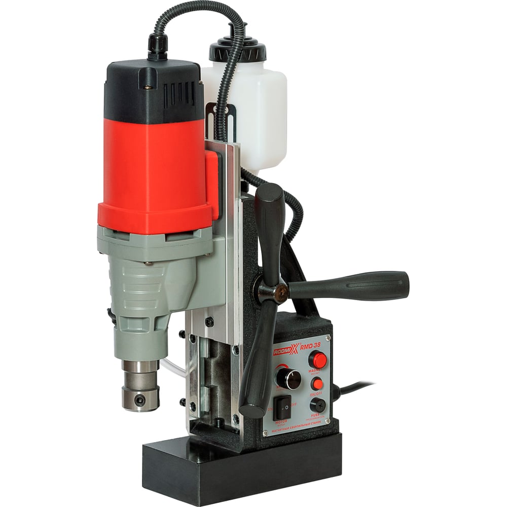 Изображение товара Магнитный сверлильный станок RODMIX RMD-38, 1620 Вт, до 40 мм, W19 510000381 Изображение товара Магнитный сверлильный станок RODMIX RMD-38, 1620 Вт, до 40 мм, W19 510000381