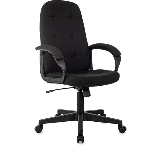Изображение товара Кресло руководителя Бюрократ CH 002 Fabric черный 3C11 крестов. пластик 2049326