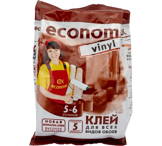 Изображение товара Клей econom ЭКОНОМ Винил 200 г 4607133680763