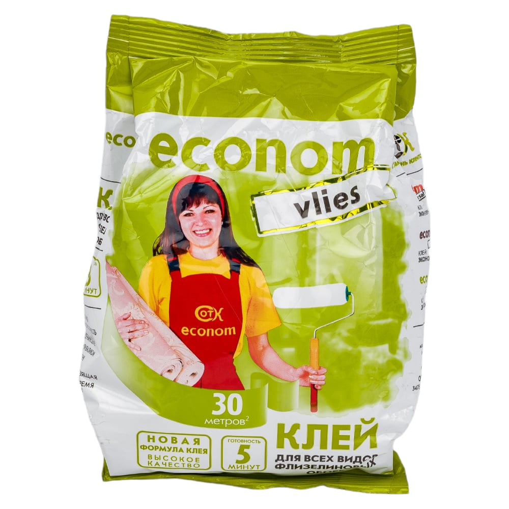 Изображение товара Клей econom ЭКОНОМ Флизелин 250 г для обоев